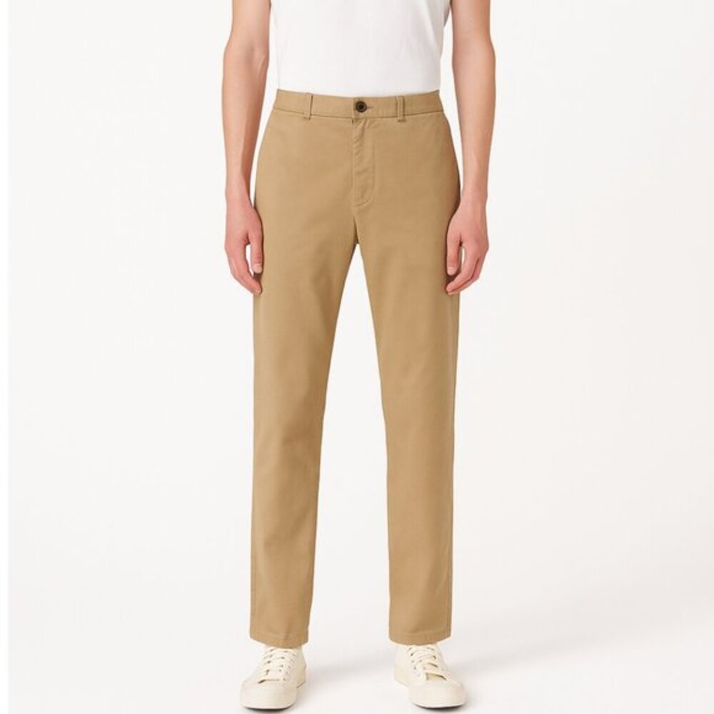 Mr. Porter Slim Fit Pants Men’s 30‎ Sand Cotton Casual Minimalist